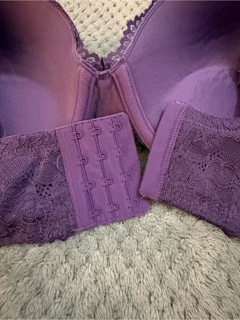 torrid Deep Purple Lace Push-Up Bra Full Coverage Plus size 40DDD - Picture 10 of 13